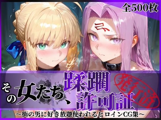 その女たち、蹂躙許可証発行済み -街の男たちに好き放題使われるヒロインCG集- セ●バー＆ラ●ダー編()